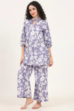 Lavender Bloom Pure Cotton Set