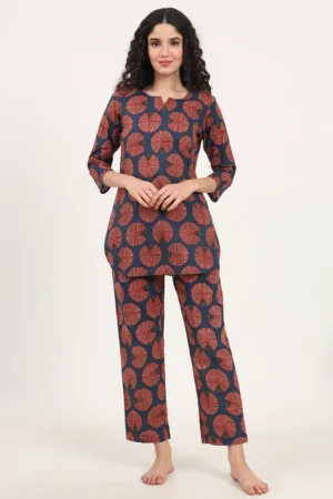 Rustic Charm Cotton Sleepwear Set