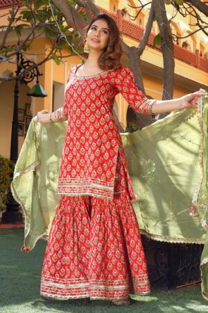 Raat Rani Dabu Delight Sharara Set