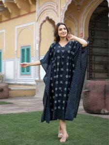 Black Maxi Kaftan Dress