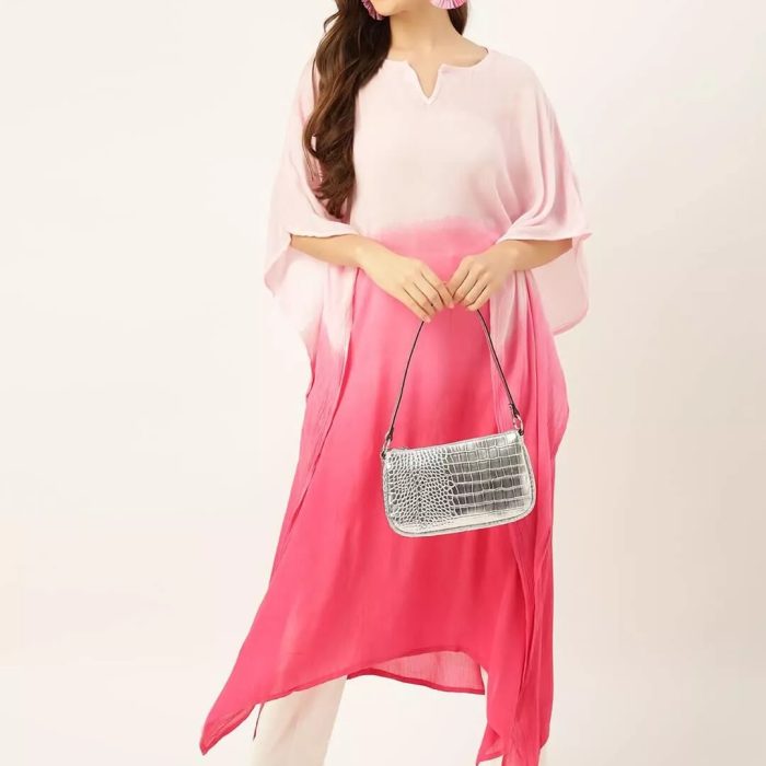 Cotton Candy Cloud Tie Dye Kaftan