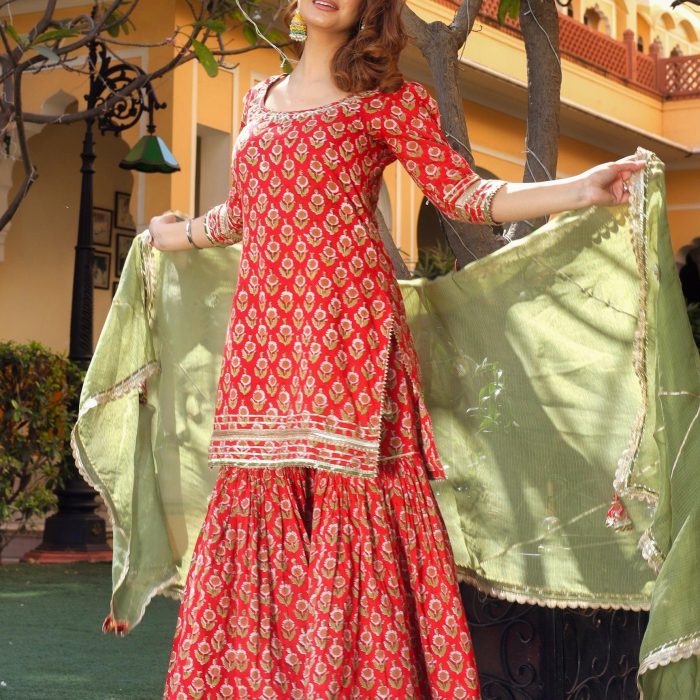 Raat Rani Dabu Delight Sharara Set