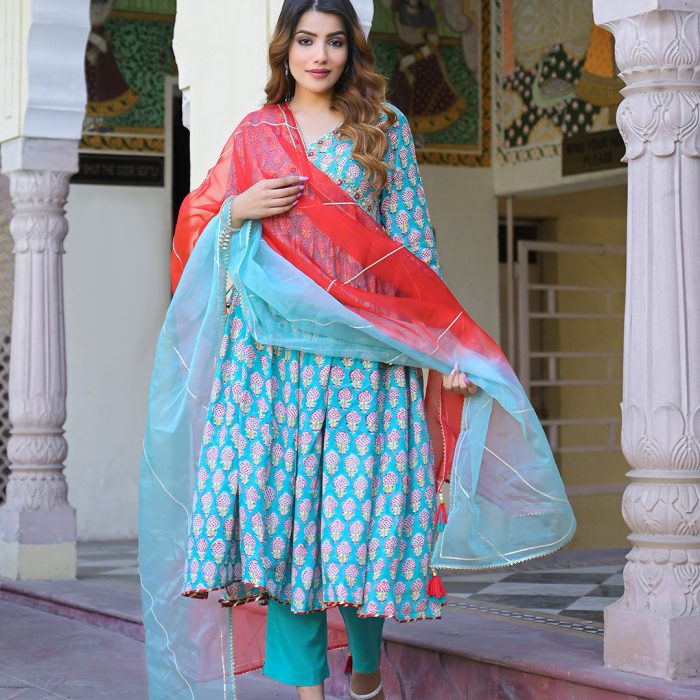 Neelkamal Anarkali Suit Set