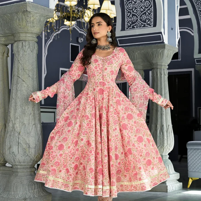 Gulbahar Anarkali Suit Set