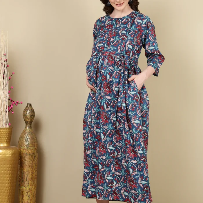 Night Sky Blossoms Dress
